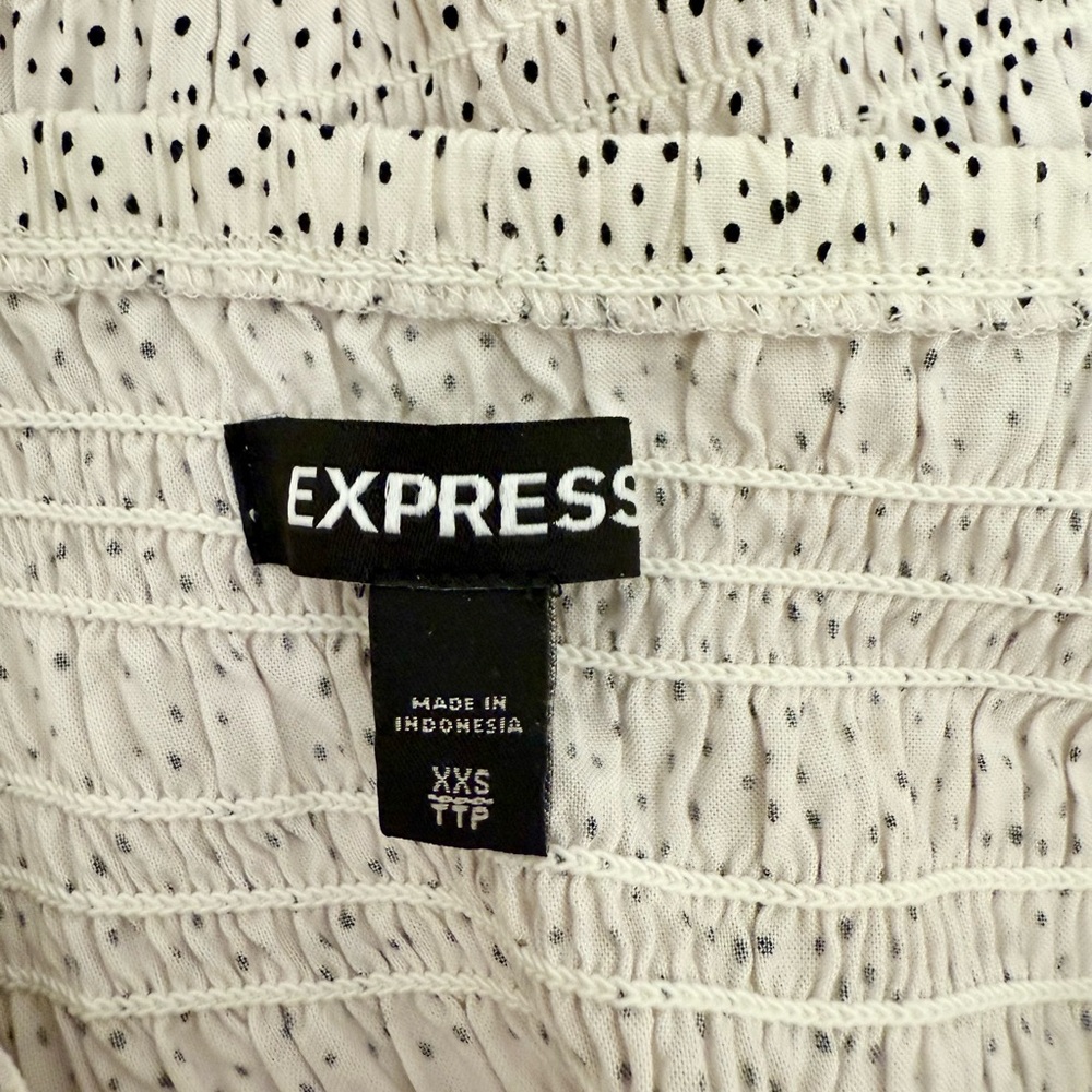 Patterned Ruched Mini Dress XXS - Picture 3 of 3